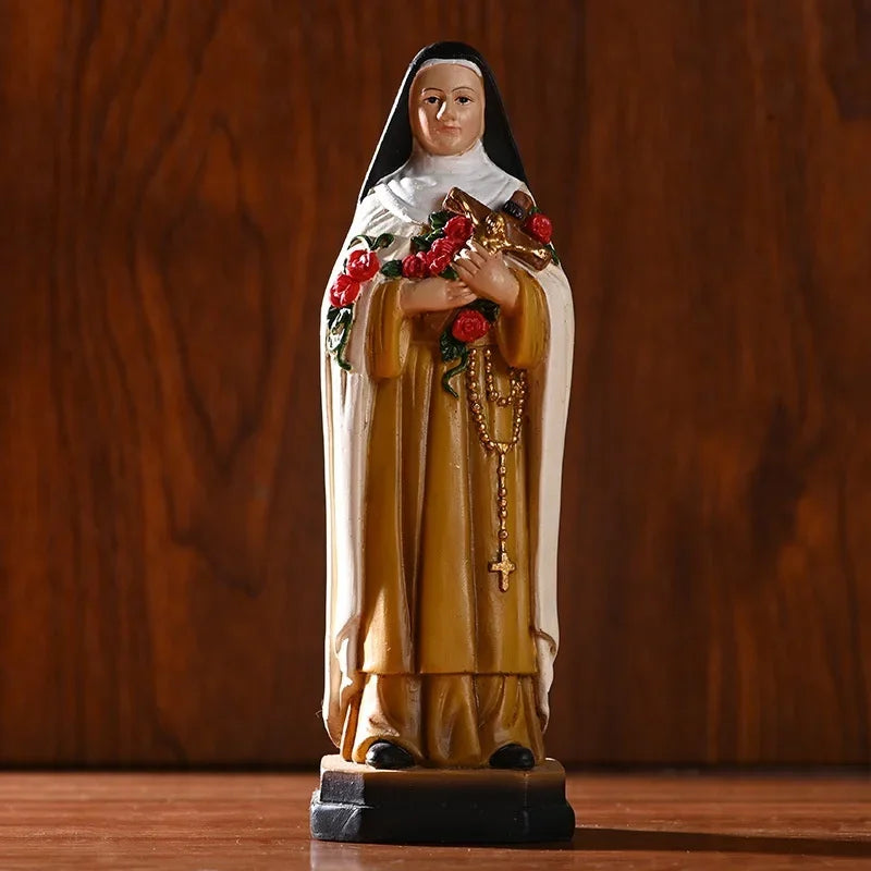 Imagem de Santa Teresinha do Menino Jesus em Resina 20,7 cm - Amor e Devoção