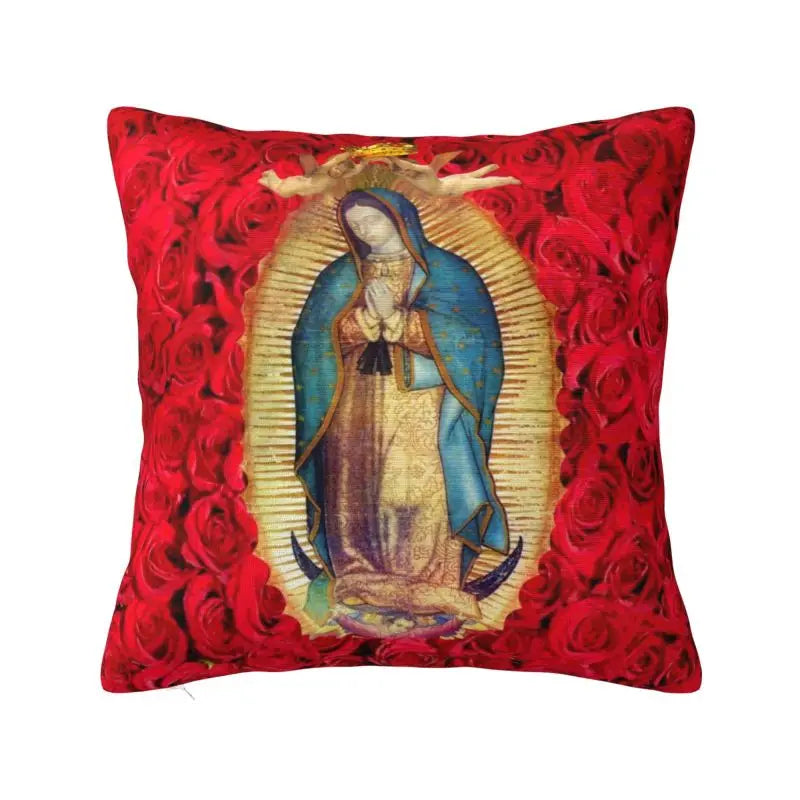 Capa de Almofada Católica Luxo - Sagrados Corações