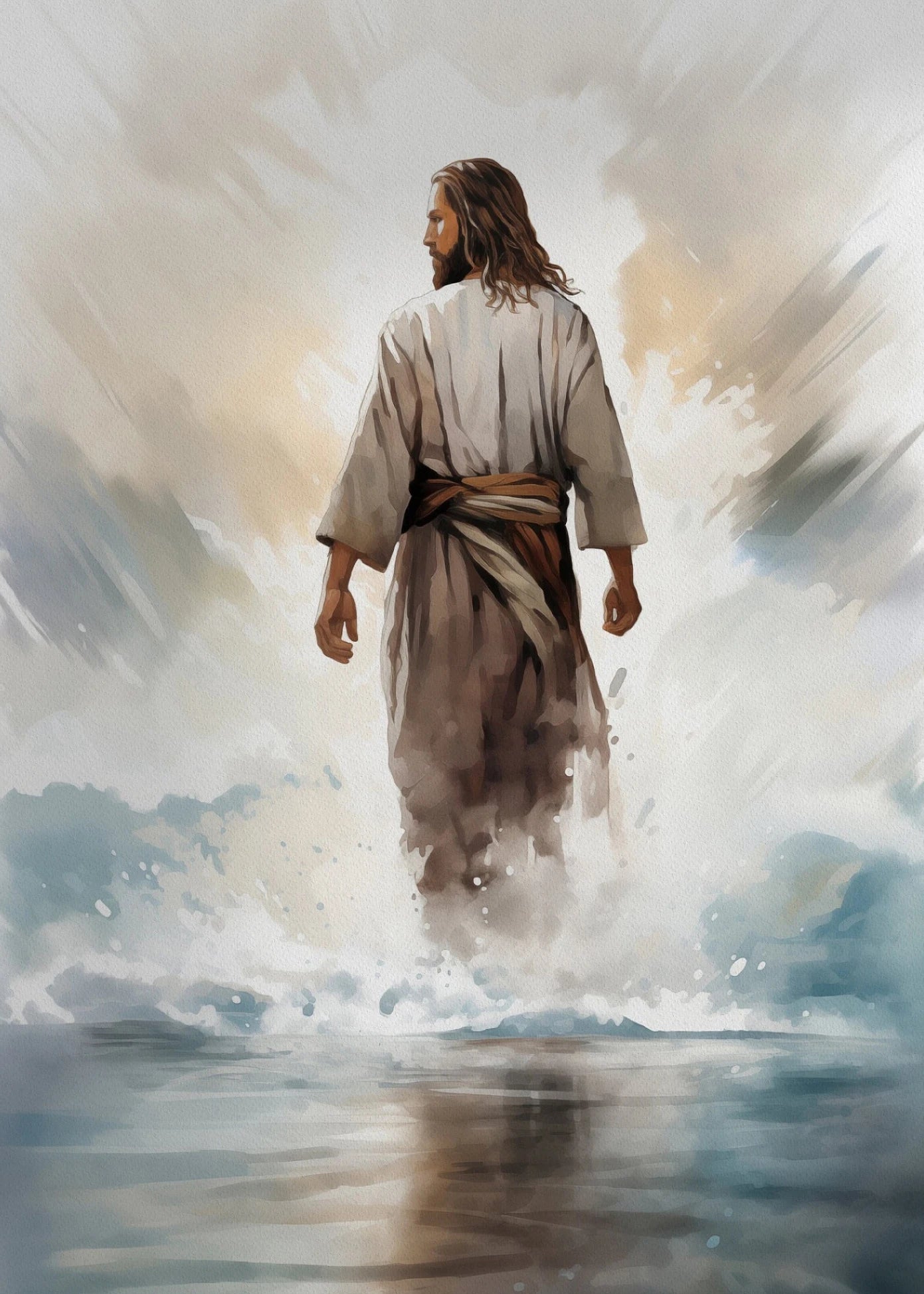 Arte Sacra em Tela - Jesus é o Cordeiro de Deus