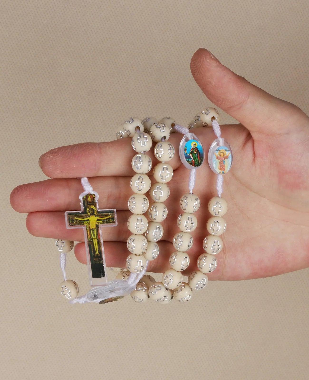 Terço com Imagem de Santos Católicos