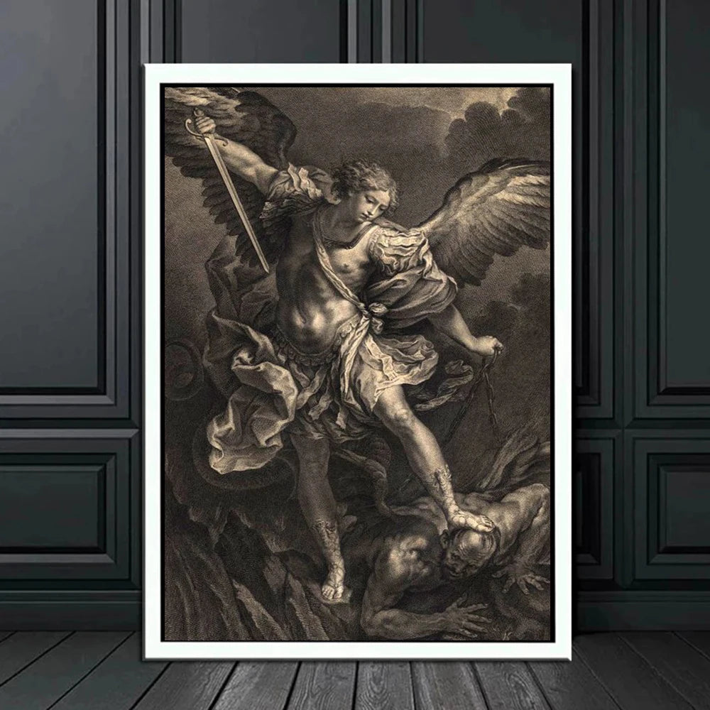 Arte Sacra em Tela: Arcanjo Miguel