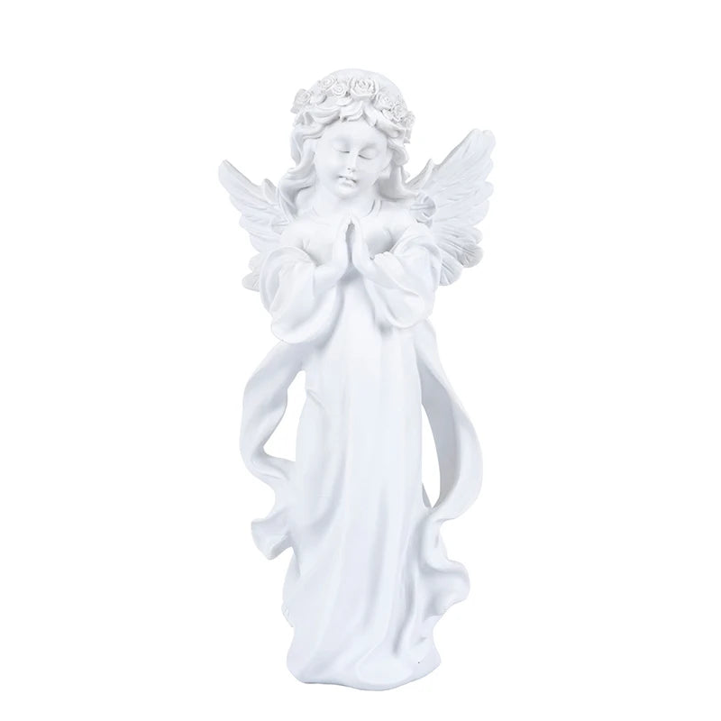 Escultura de Anjo Decorativa para Sala e Quarto