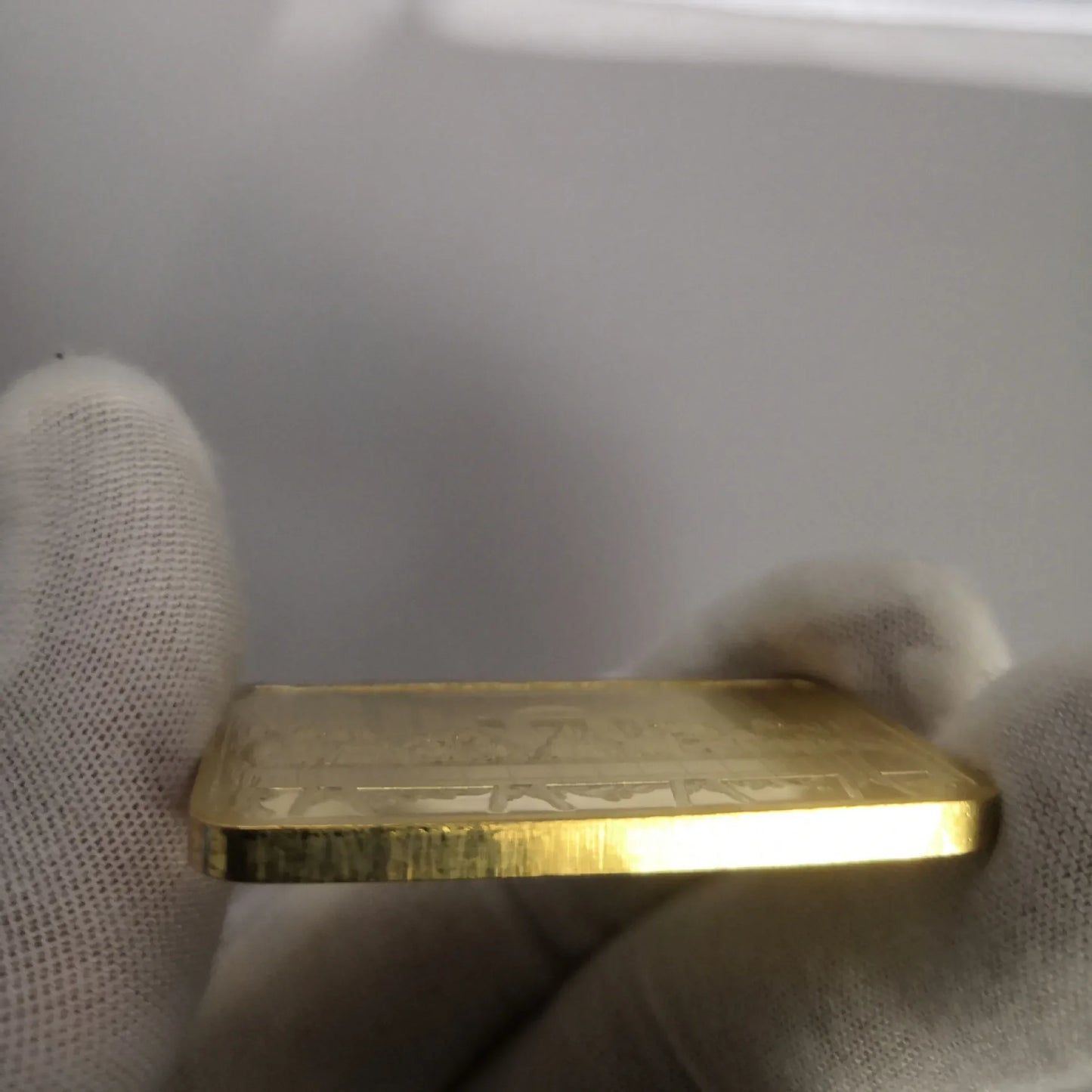 Barra Comemorativa Cristã Folheada a Ouro - Última Ceia