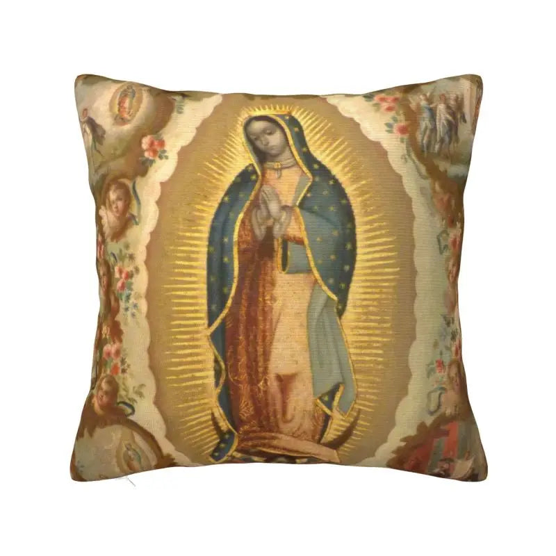 Capa de Almofada Católica Luxo - Sagrados Corações