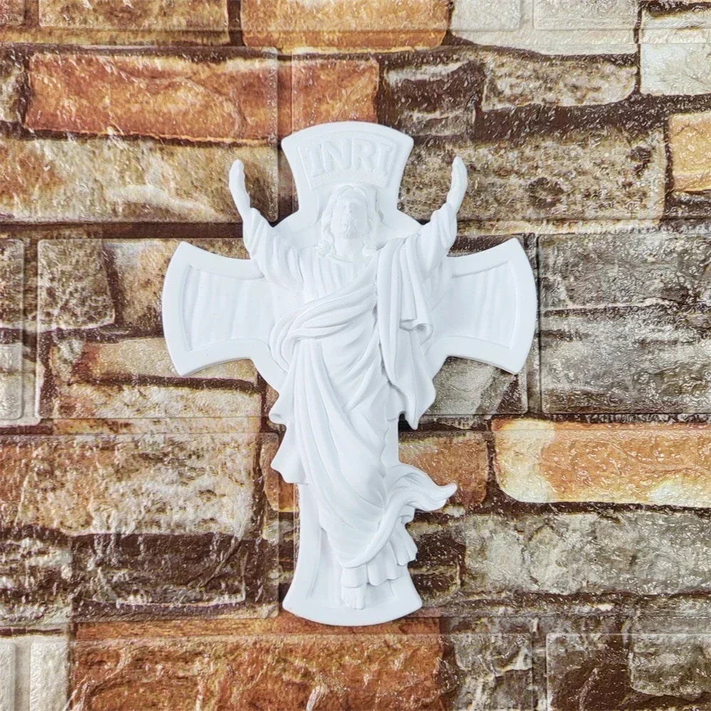 Molde de Silicone para Cruz de Jesus - Decoração Religiosa