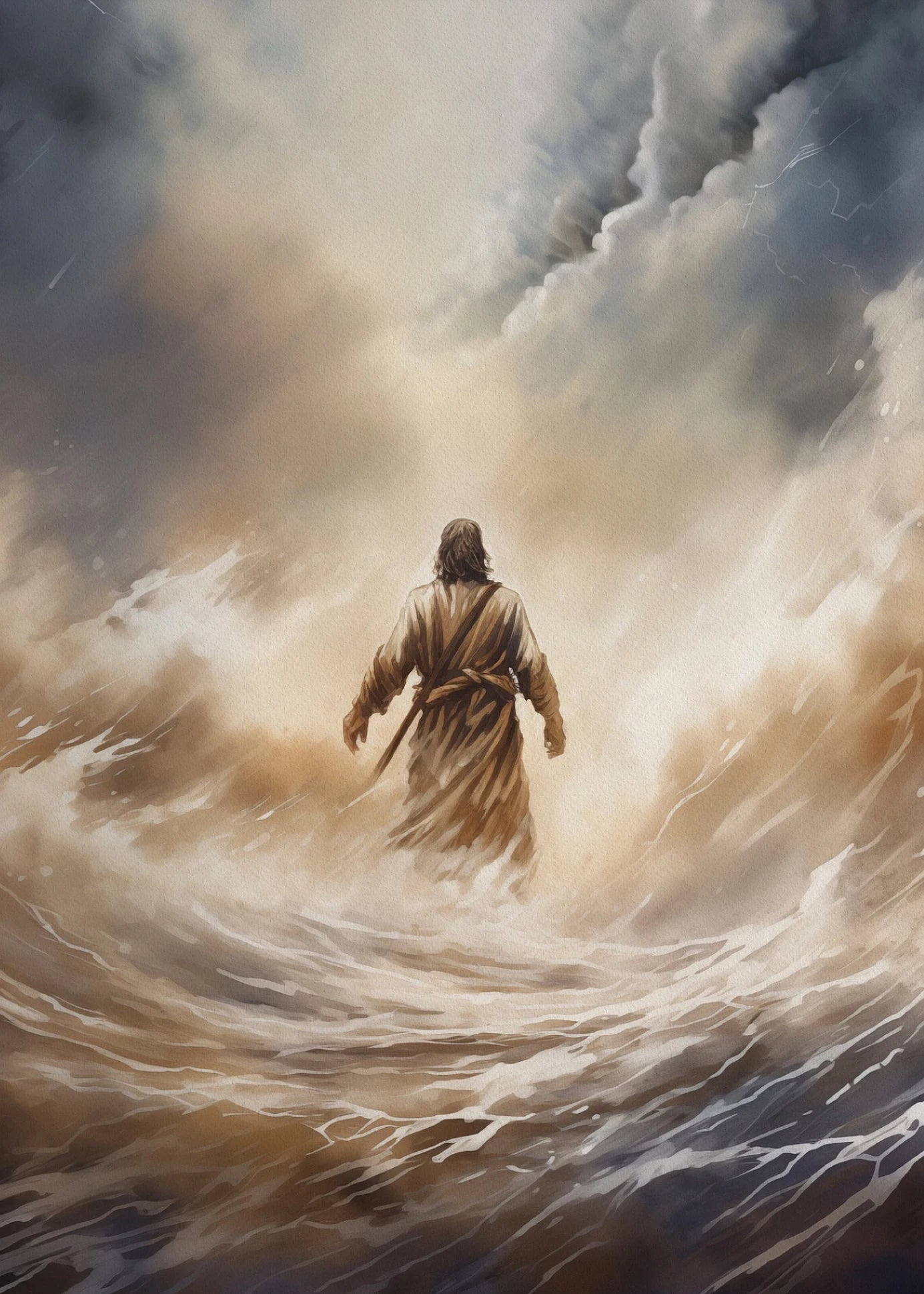 Arte Sacra em Tela - Jesus é o Cordeiro de Deus