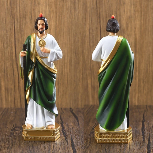 Imagem de São Judas Tadeu em Resina Pintada à Mão