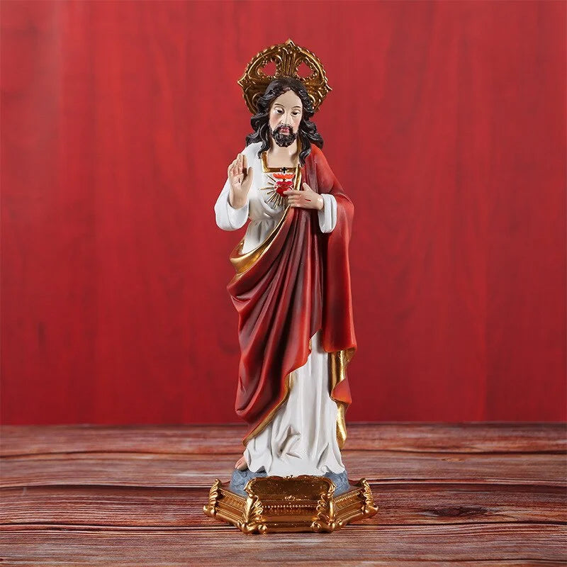 Imagem Sagrado Coração de Jesus em Resina - Beleza e Espiritualidade