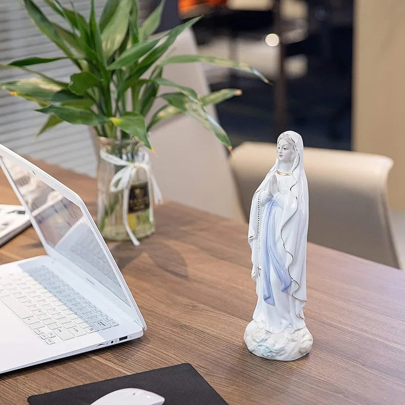 Imagem de Nossa Senhora de Lourdes em Porcelana – 30cm
