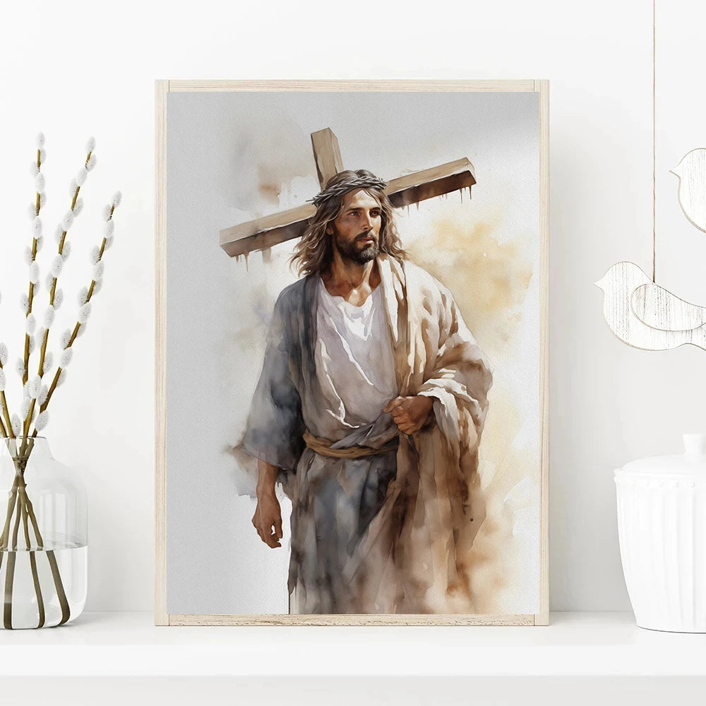 Arte Sacra em Tela - Jesus é o Cordeiro de Deus
