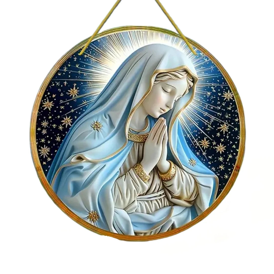 Apanhador de Sol Cristão Maria - Decoração Acrílica