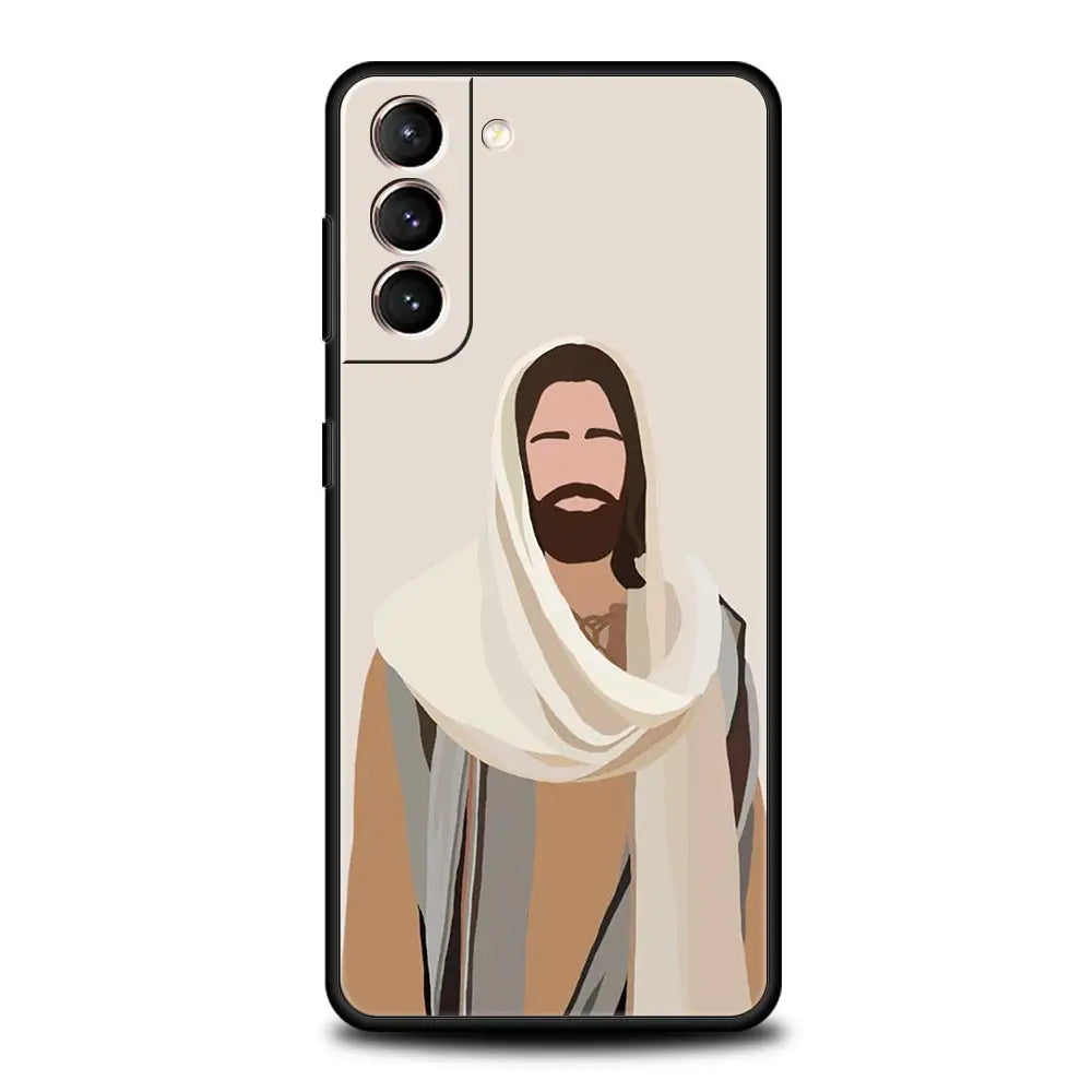 Capa Religiosa para Samsung Galaxy - Fé e Proteção