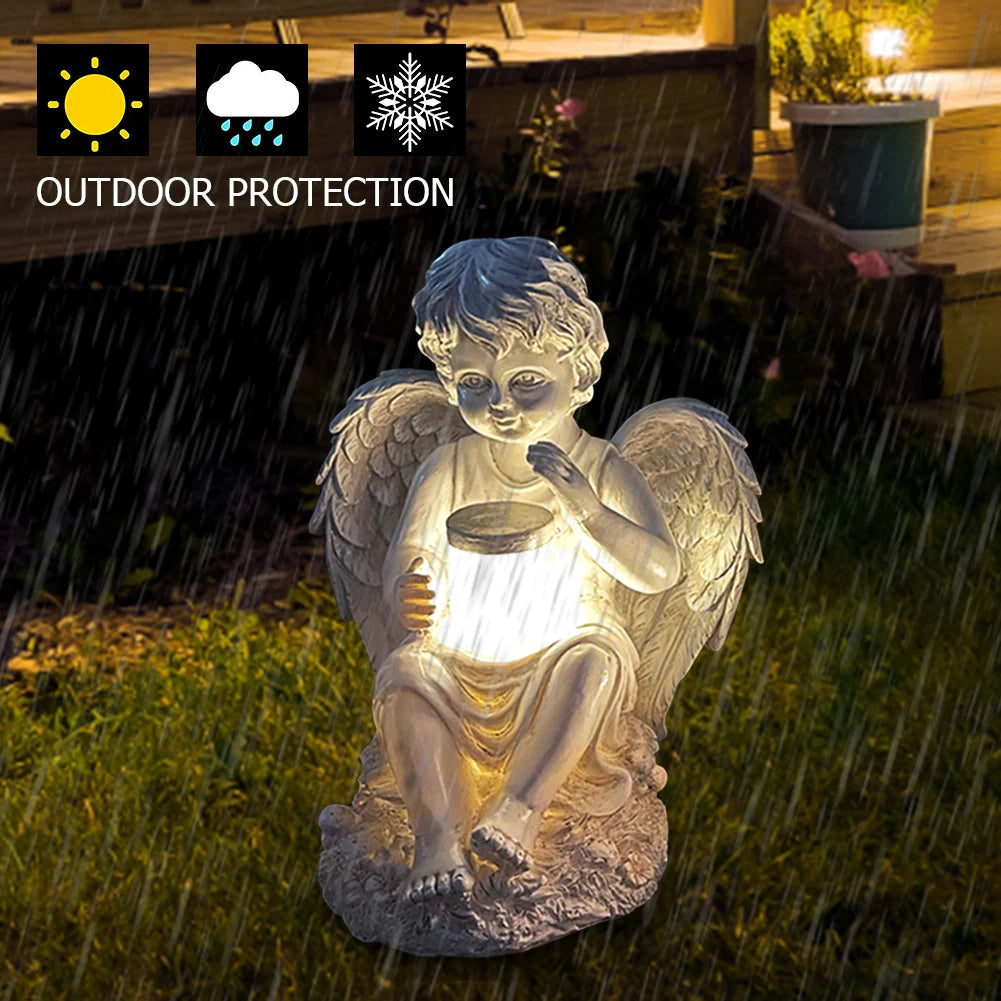 Estatueta de Anjo para Jardim - Decoração Externa