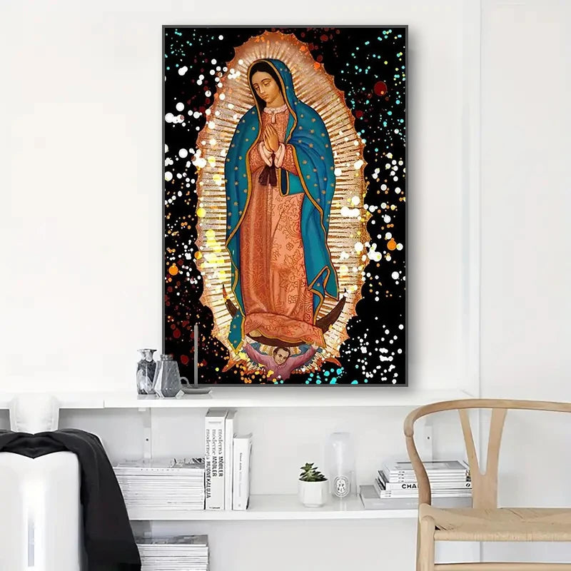 Arte em Tela da Virgem de Guadalupe - Inspiração e Fé