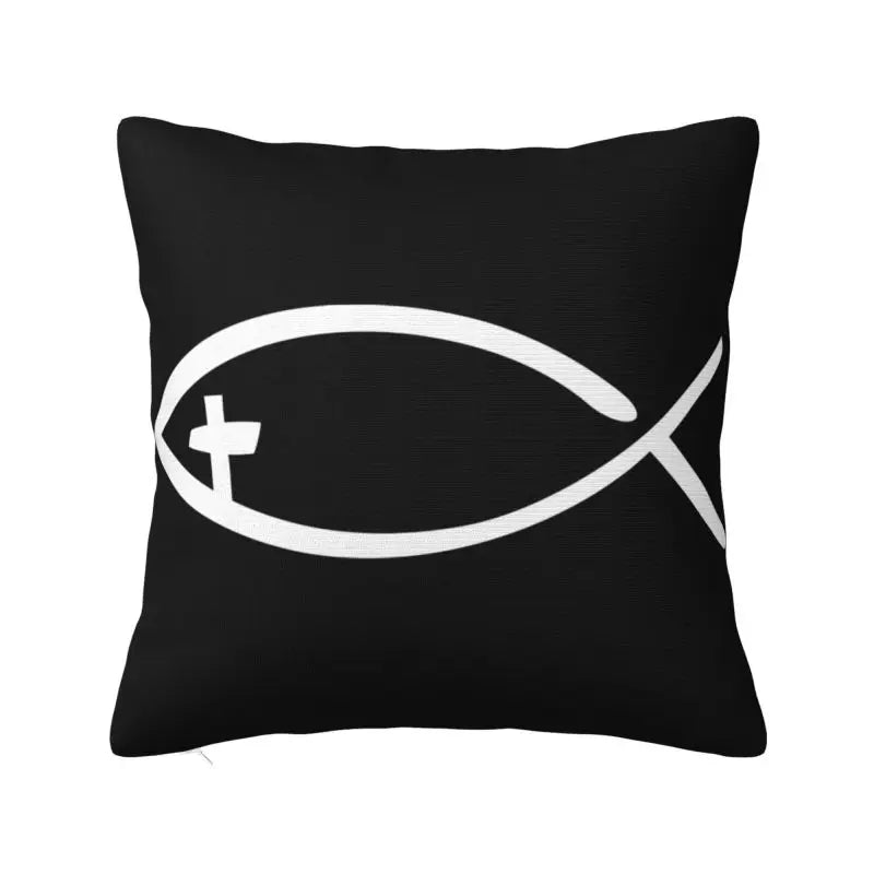 Capa de Almofada Religiosa - Jesus é o Caminho