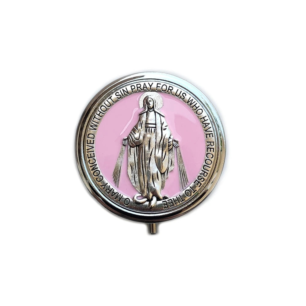 Caixa de Presente Religiosa - Porta Terço e Joias Religiosas