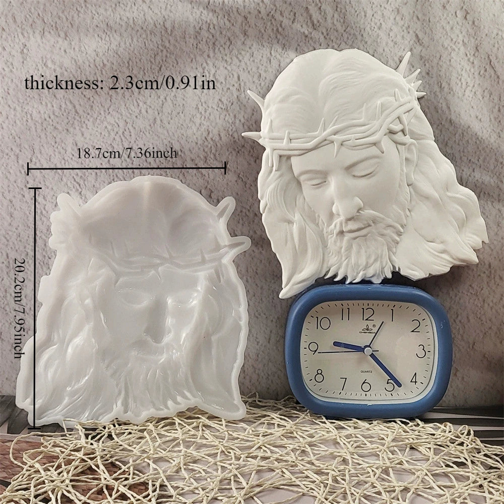Molde de Silicone para Cruz de Jesus - Decoração Religiosa