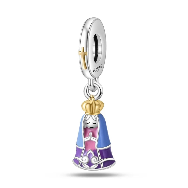 Berloque de Prata 925 Nossa Senhora Aparecida