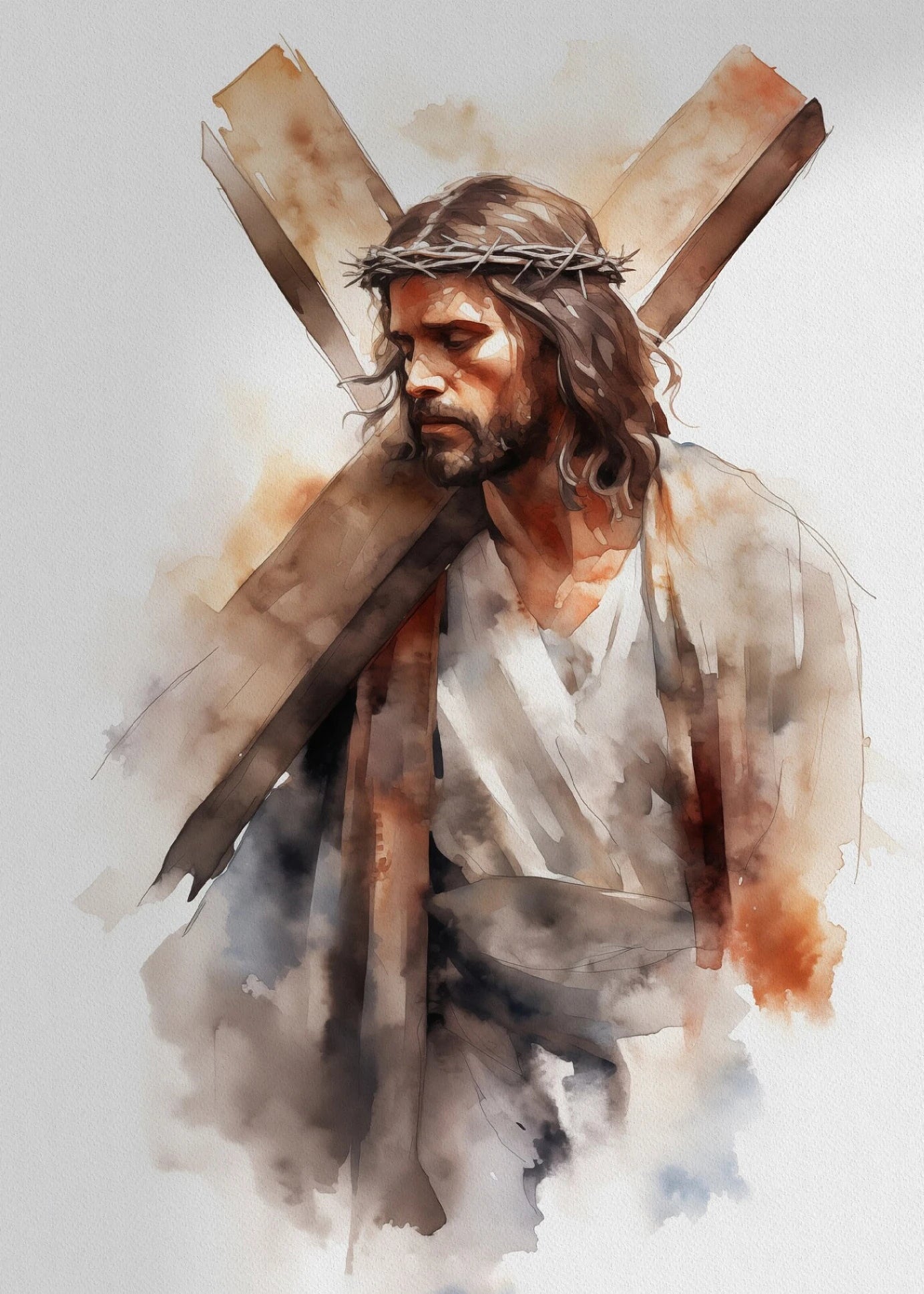 Arte Sacra em Tela - Jesus é o Cordeiro de Deus