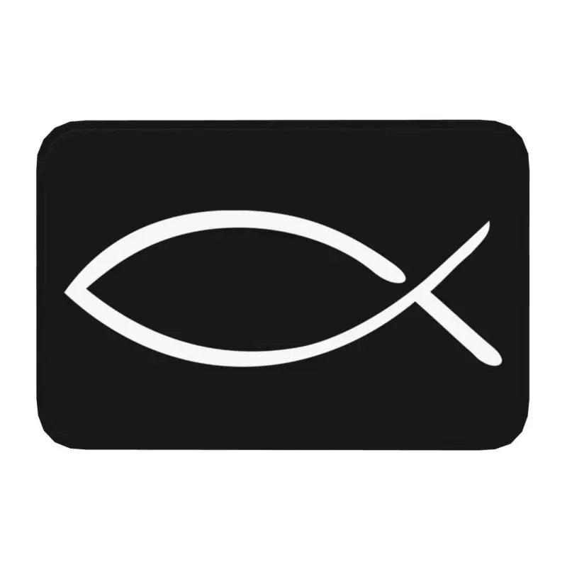 Capacho de Entrada Antiderrapante Personalizado, Tapetes de Entrada, Jesus O Caminho Juntos A Vida, Cruz Religiosa, Fé Cristã, Tapete de Varanda, Tapete