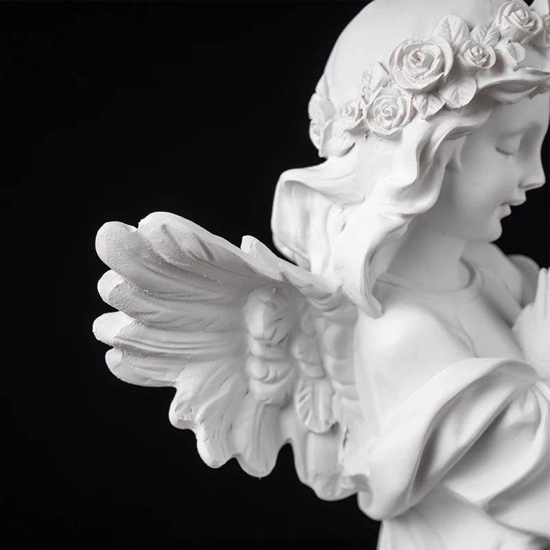 Escultura de Anjo Decorativa para Sala e Quarto