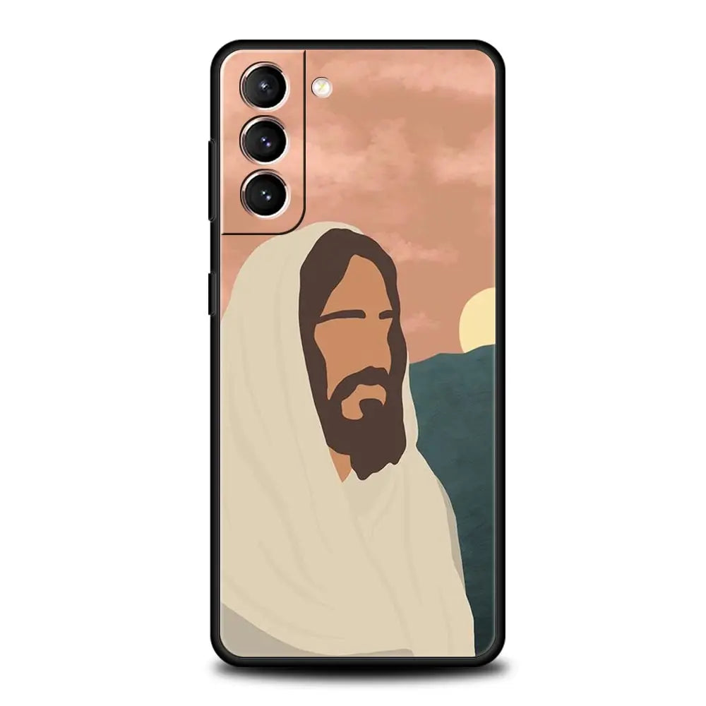 Capa Religiosa para Samsung Galaxy - Fé e Proteção