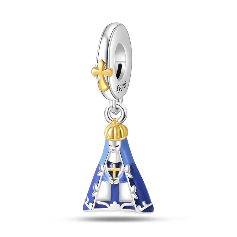 Berloque de Prata 925 Nossa Senhora Aparecida
