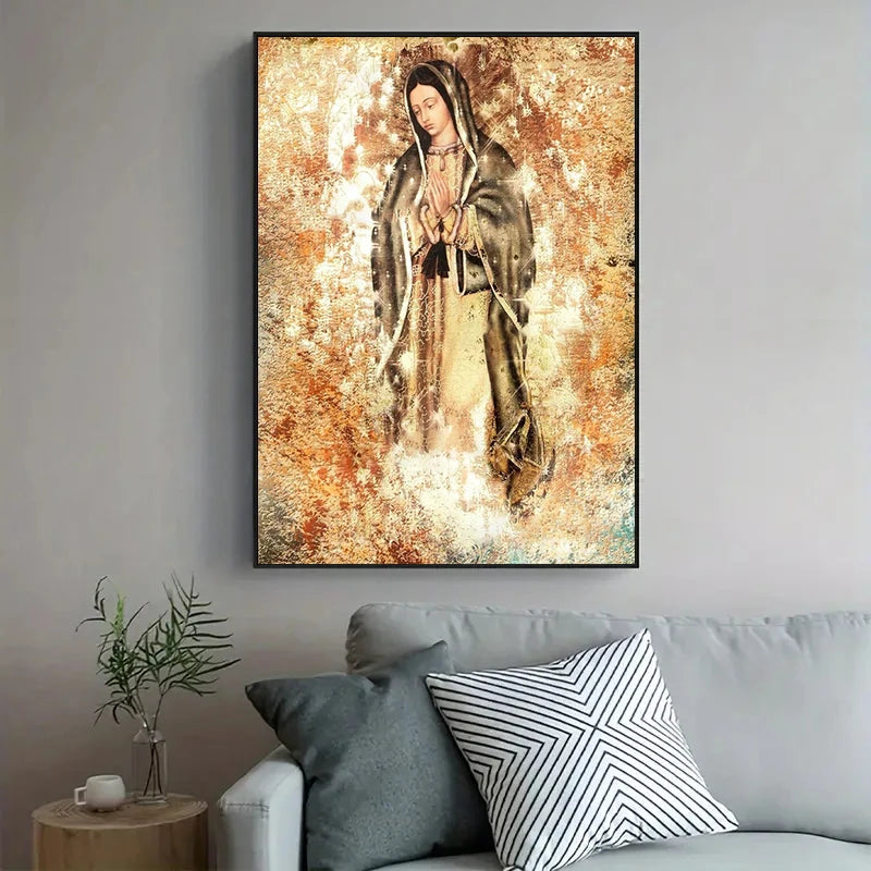 Arte em Tela da Virgem de Guadalupe - Inspiração e Fé