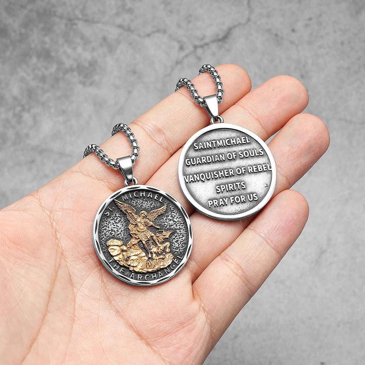 Colar Masculino São Miguel Guardião