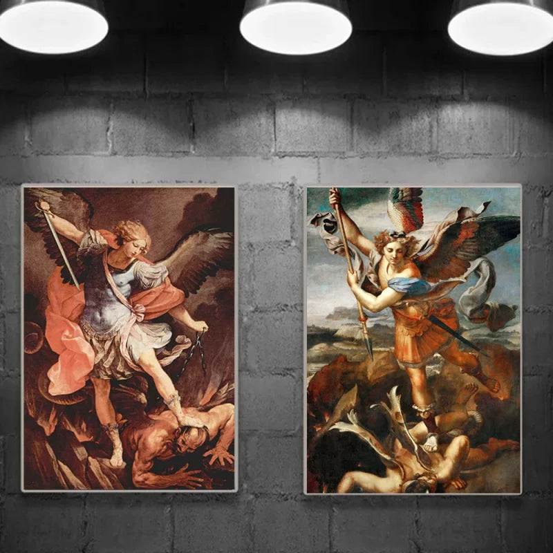 Arte Sacra em Tela: Arcanjo Miguel