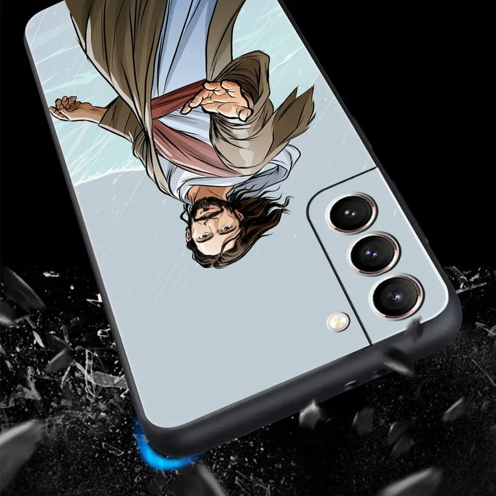 Capa Religiosa para Samsung Galaxy - Fé e Proteção