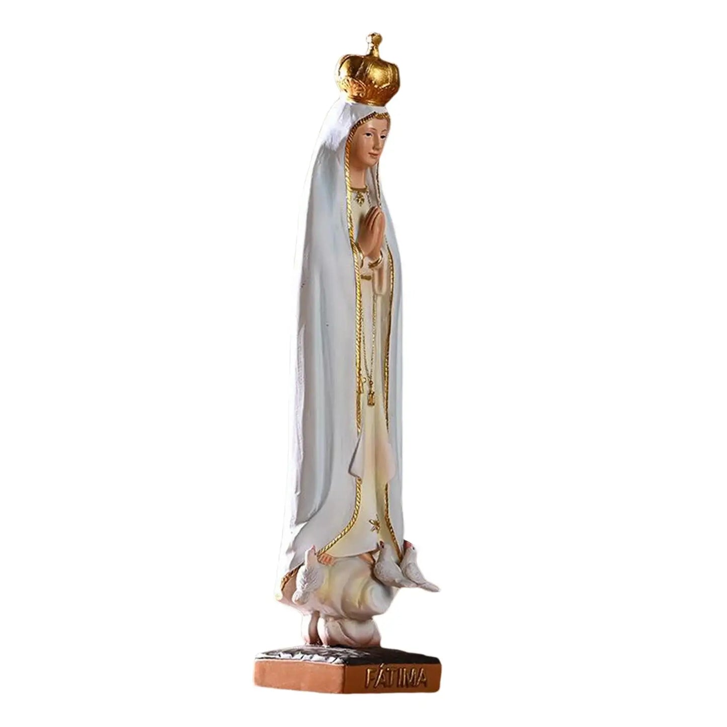 Imagem de Nossa Senhora de Fátima em Resina 21cm