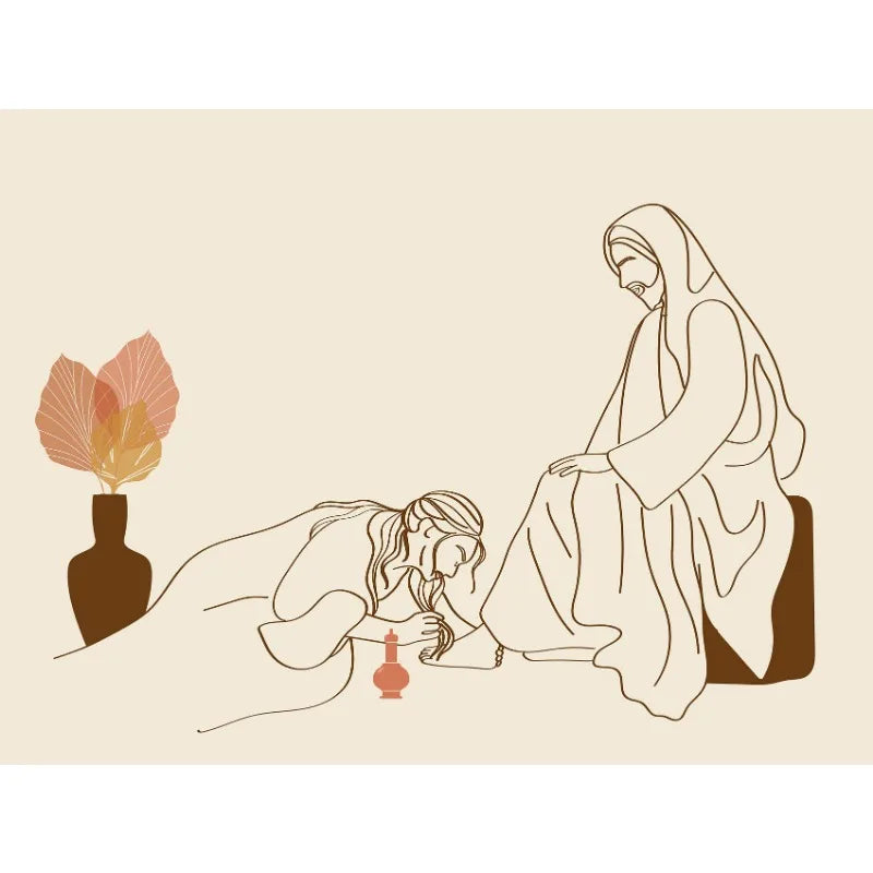 Pôsteres Bíblicos em Lona para Decoração Religiosa