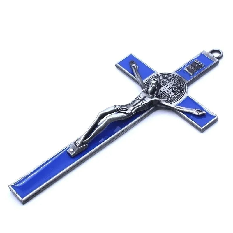 Jesus em pé Cruz Crucifixo Parede, Relíquias da Igreja, Casa Antiga, Decoração Capela, 1Pc