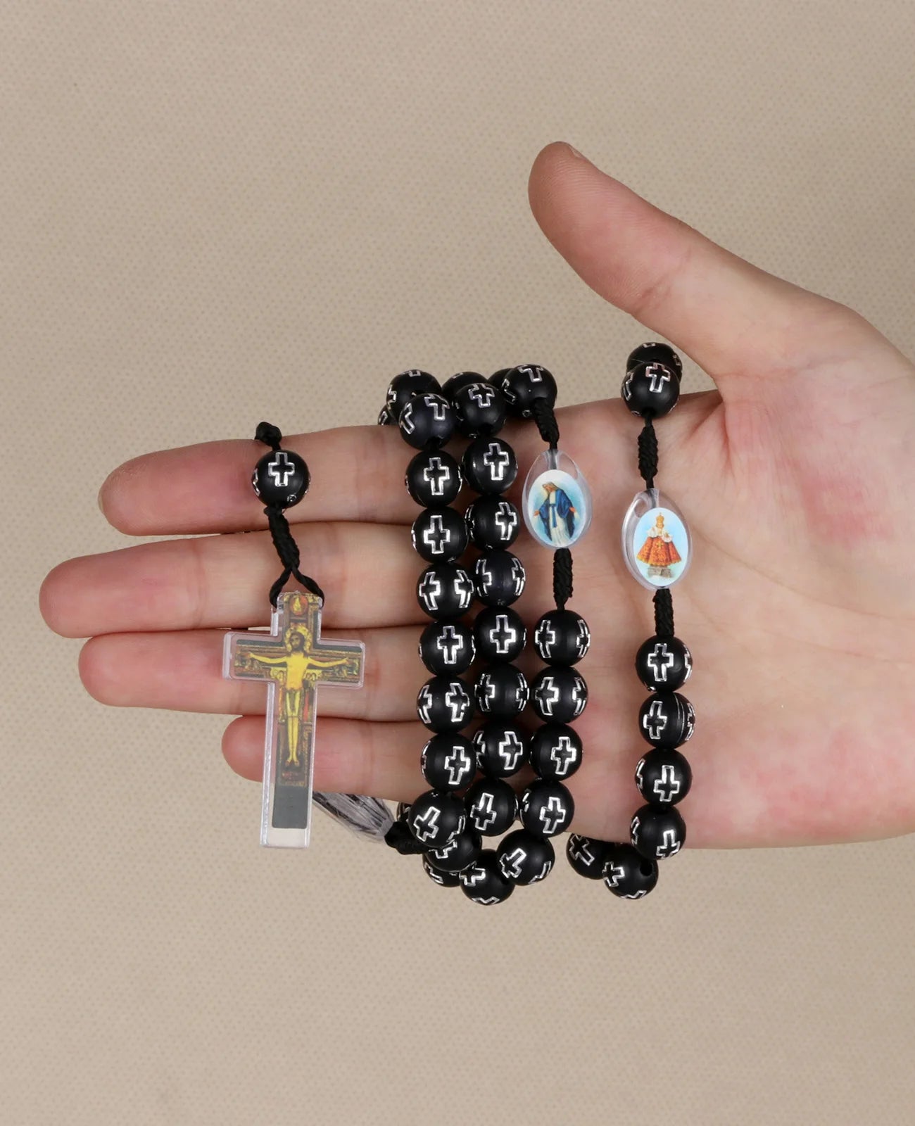 Terço com Imagem de Santos Católicos