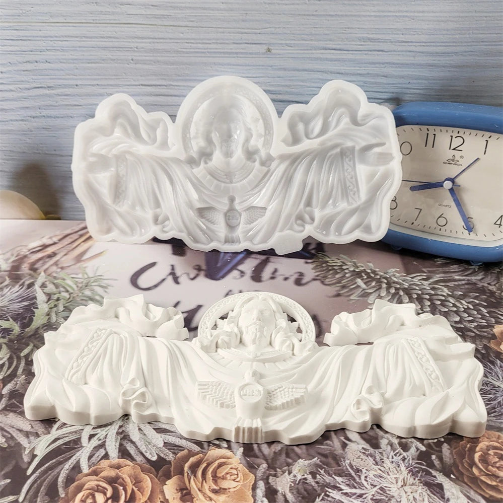 Molde de Silicone para Estatueta de Jesus - Espírito Santo