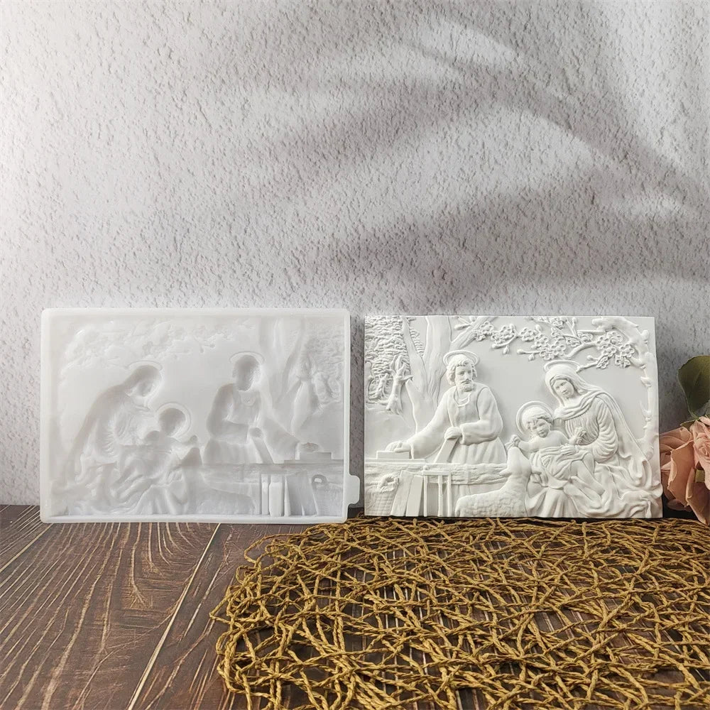 Molde de Silicone para Imagens Católicas