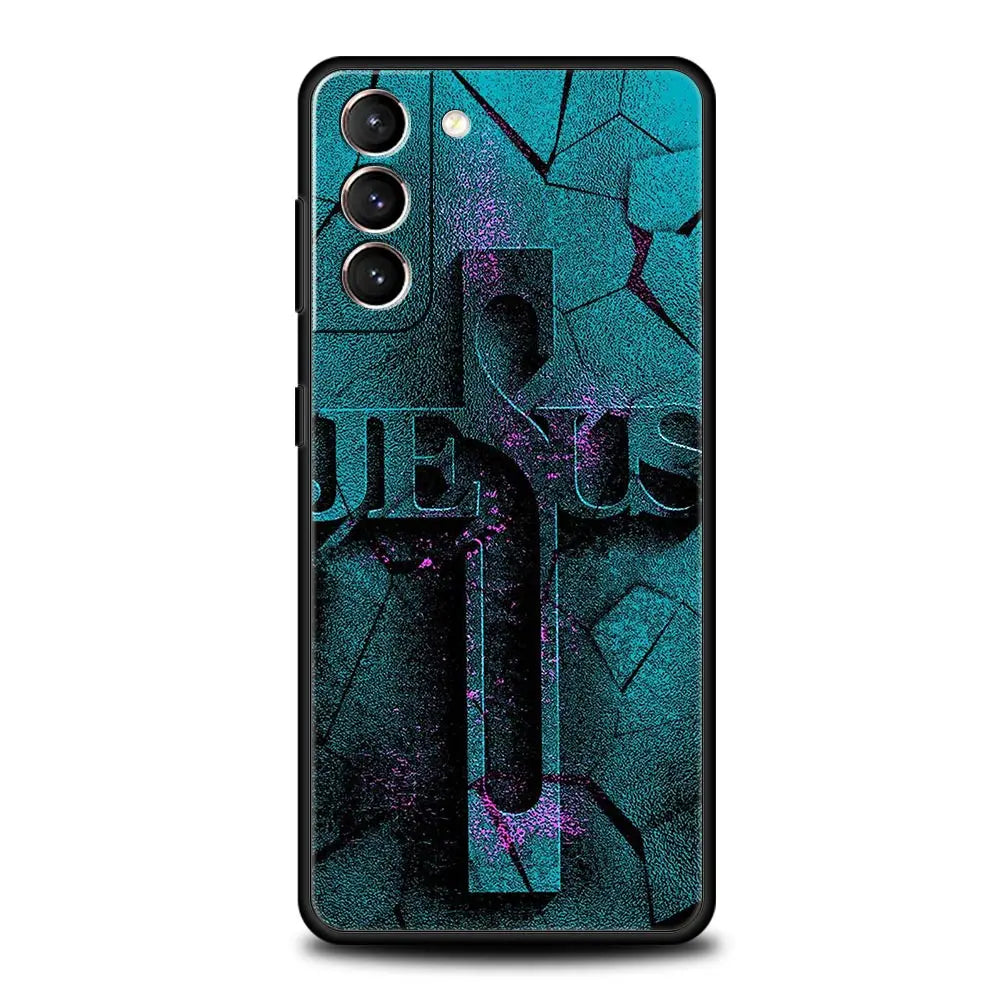 Capa Religiosa para Samsung Galaxy - Fé e Proteção