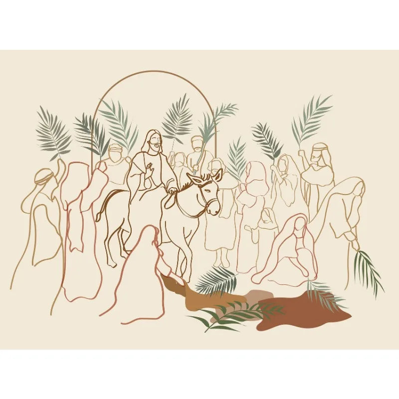 Pôsteres Bíblicos em Lona para Decoração Religiosa