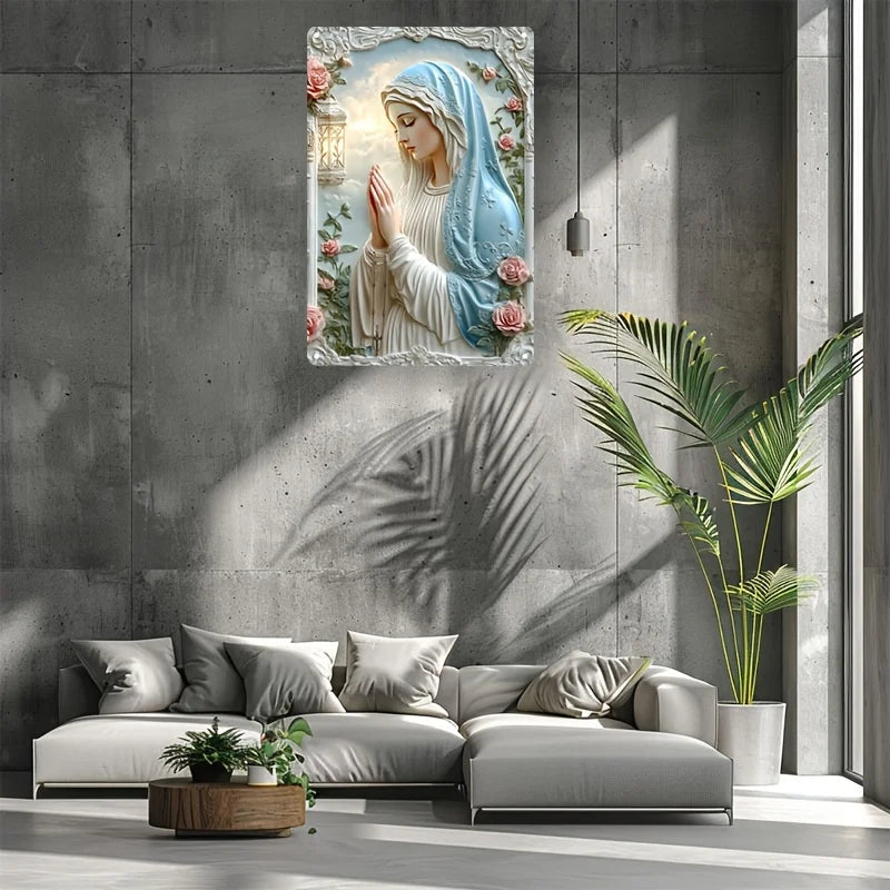Placa Decorativa Nossa Senhora de Lourdes