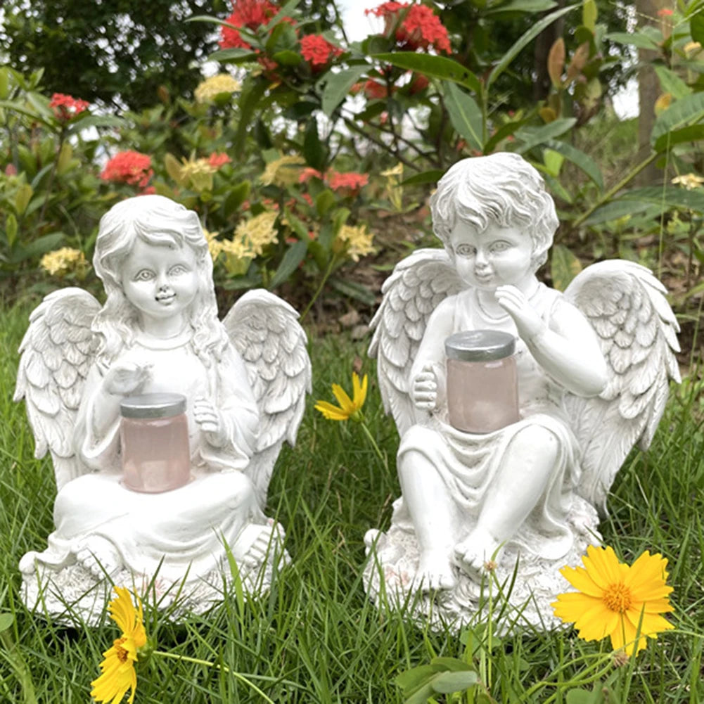 Estatueta de Anjo para Jardim - Decoração Externa