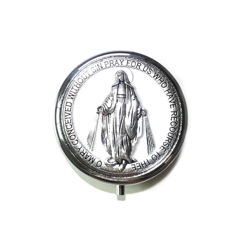 Caixa de Presente Religiosa - Porta Terço e Joias Religiosas