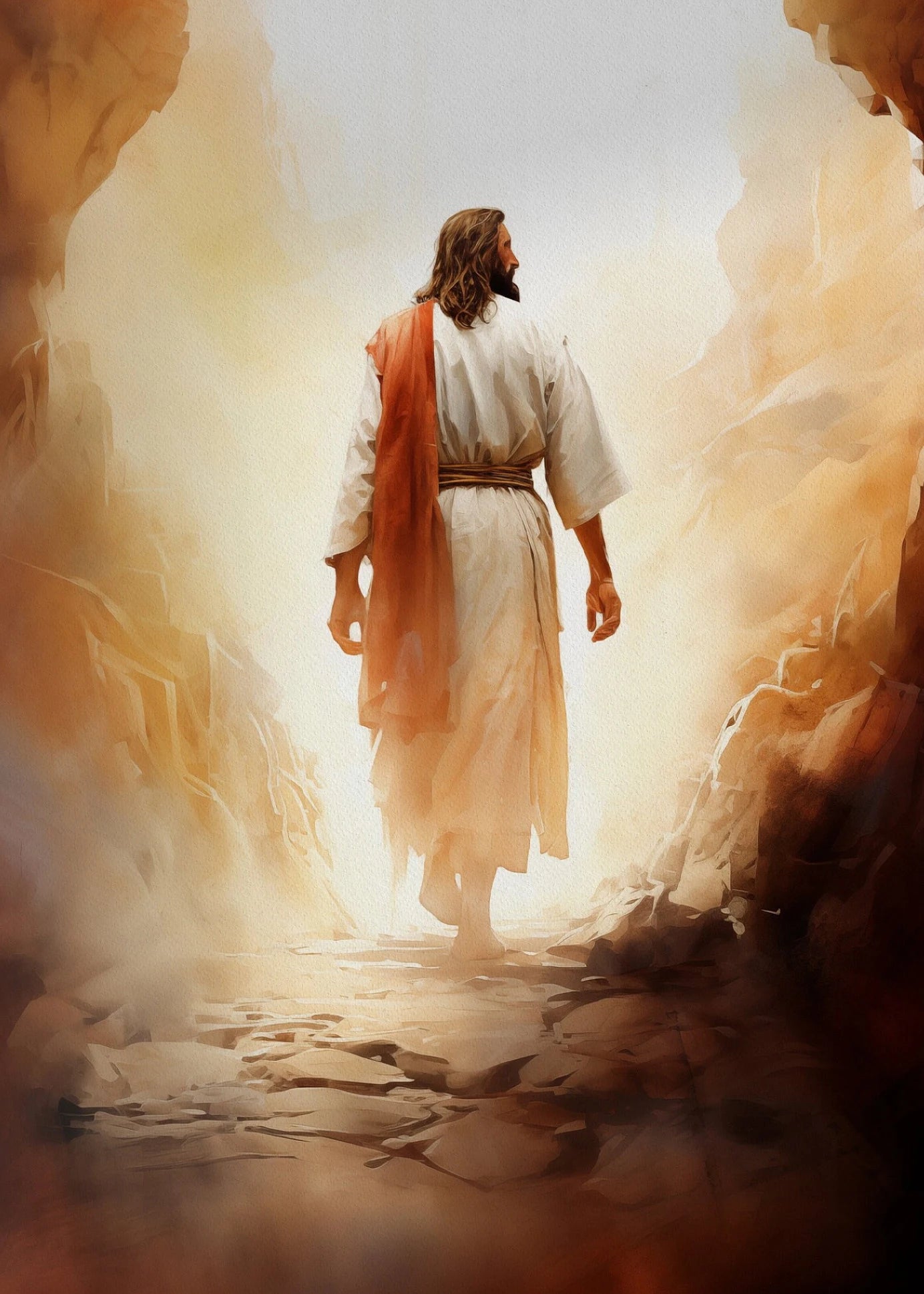 Arte Sacra em Tela - Jesus é o Cordeiro de Deus