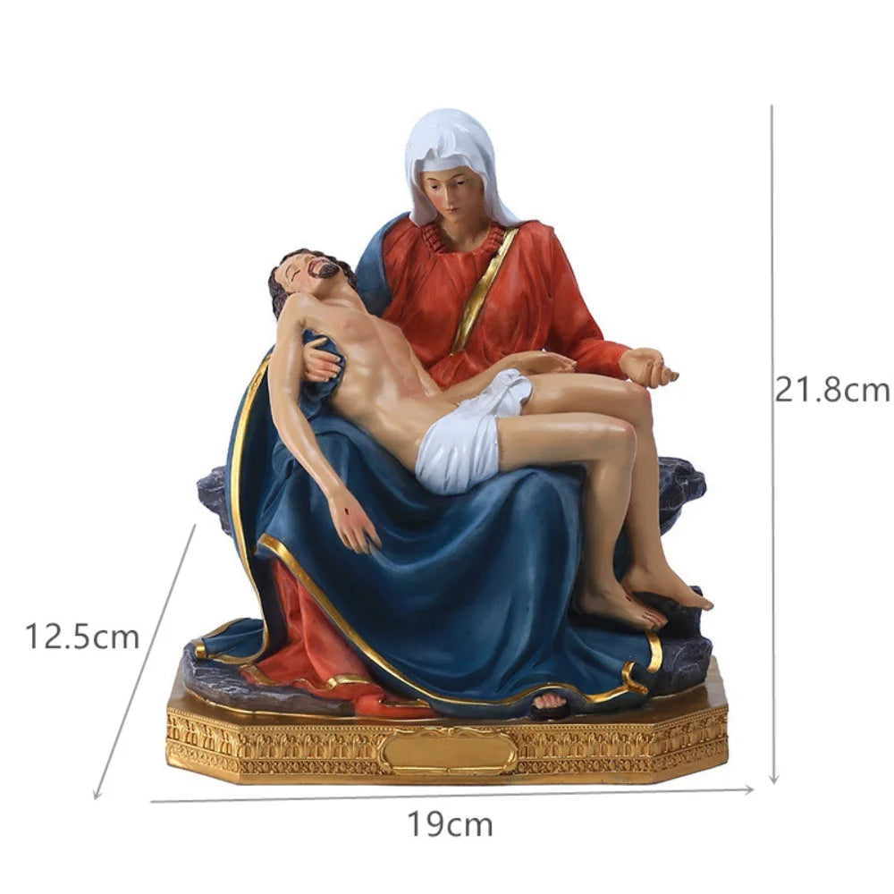 Imagem de Nossa Senhora da Piedade em Resina – Amor e Compaixão Materna