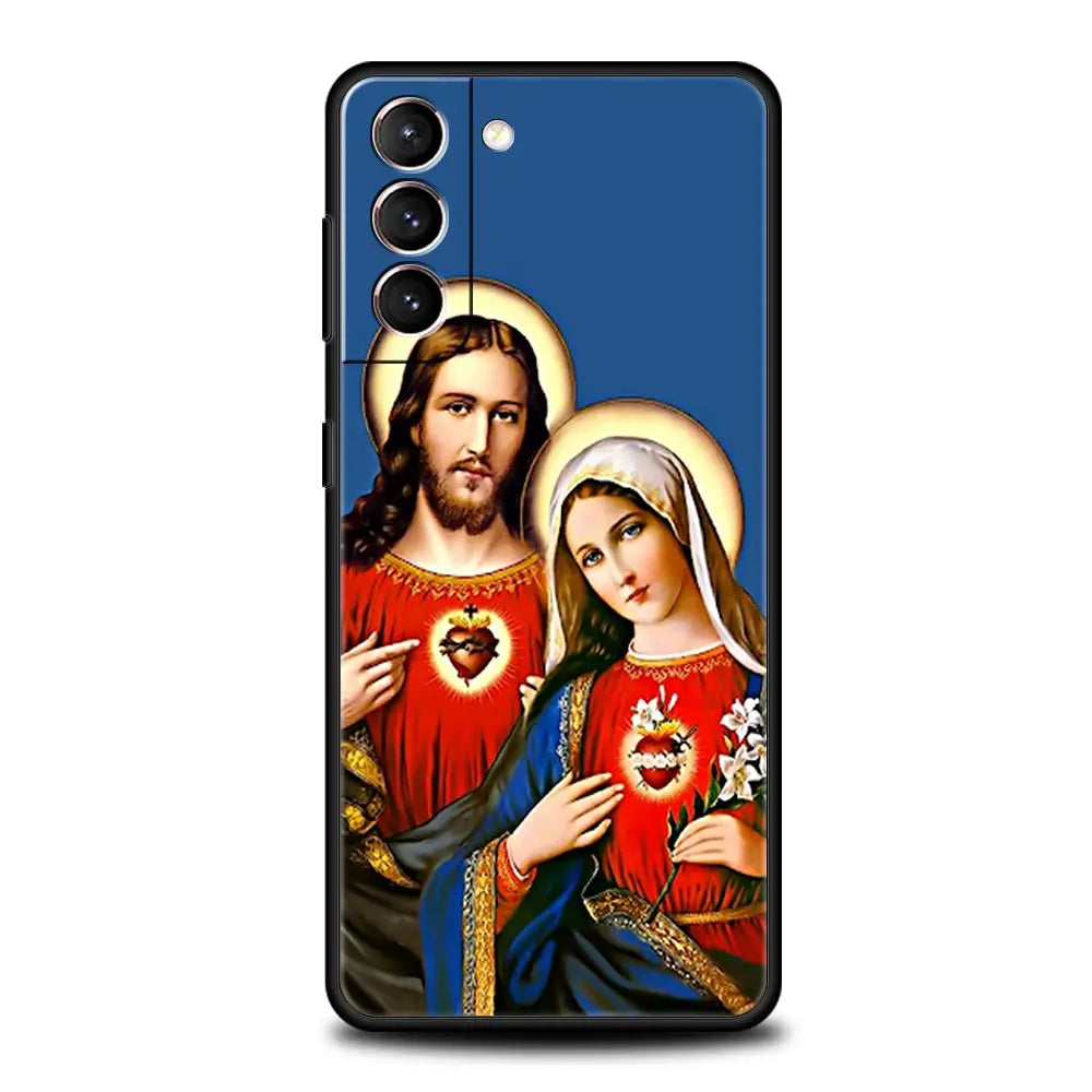 Capa Religiosa para Samsung Galaxy - Fé e Proteção