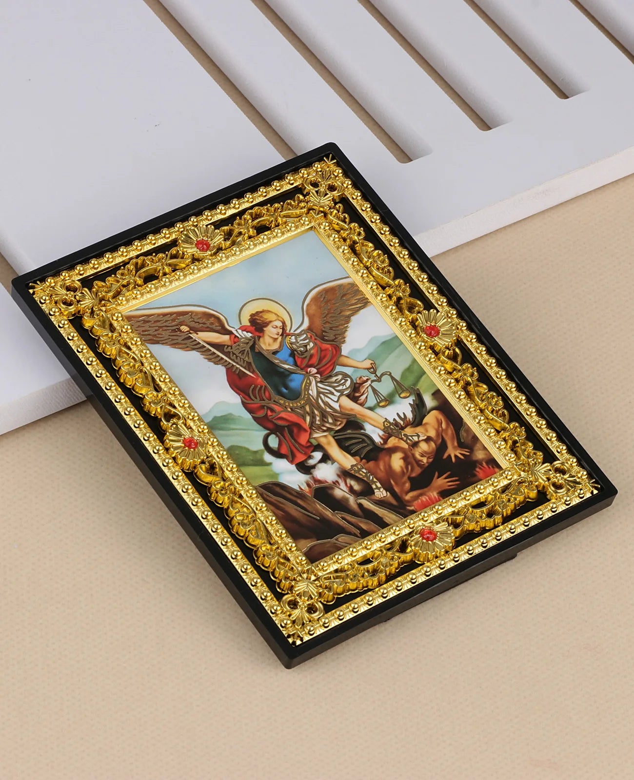 Diyalo religioso de madeira st. michael sagrada família sagrado coração divino misericórdia nossa senhora santos imagens ícones quadro decoração presentes