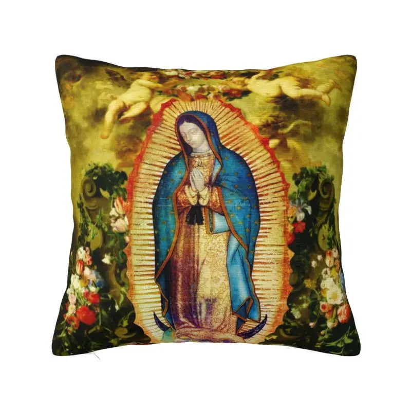 Capa de Almofada Católica Luxo - Sagrados Corações