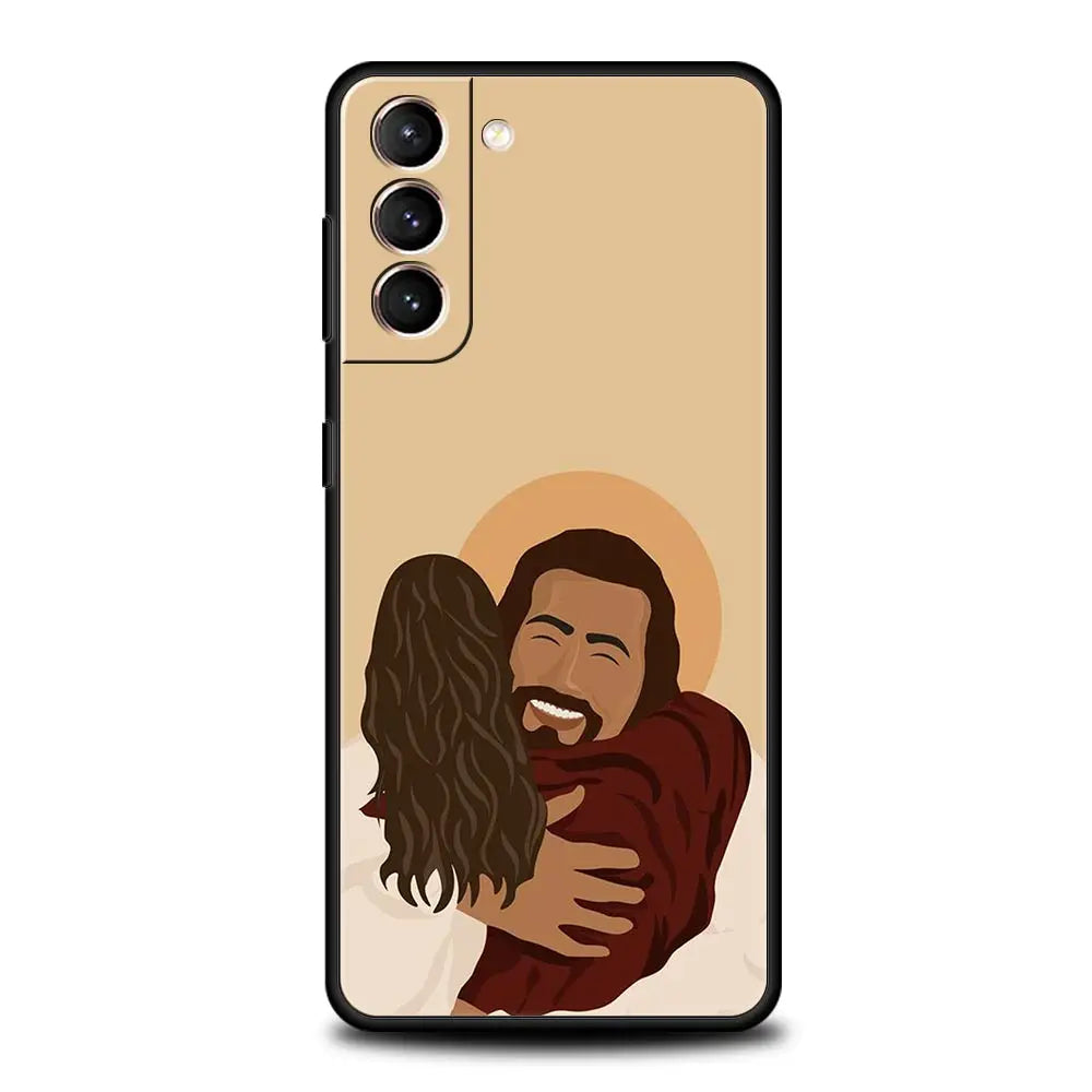 Capa Religiosa para Samsung Galaxy - Fé e Proteção