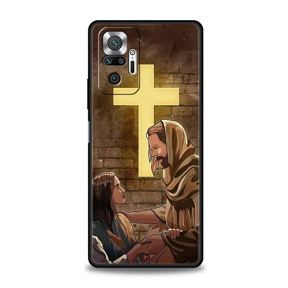 Capa Religiosa Cristã para Xiaomi Redmi - Proteção e Fé