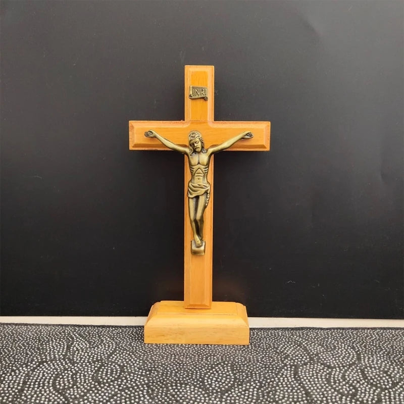 Crucifixo de Madeira INRI 20 cm